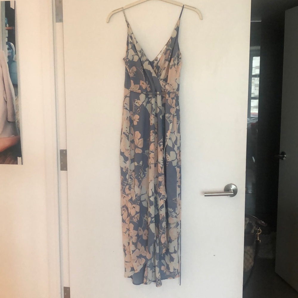 High-Low Wrap Dress